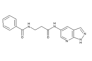 N-[3-keto-3-(1H-pyrazolo[3,4-b]pyridin-5-ylamino)propyl]benzamide