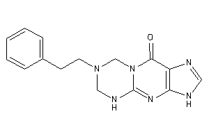 Image of 7-phenethyl-3,5,6,8-tetrahydro-[1,3,5]triazino[1,2-a]purin-10-one