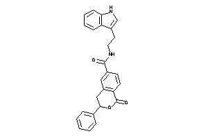 N-[2-(1H-indol-3-yl)ethyl]-1-keto-3-phenyl-isochroman-6-carboxamide