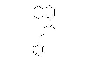 1-(2,3,4a,5,6,7,8,8a-octahydrobenzo[b][1,4]oxazin-4-yl)-4-(3-pyridyl)butan-1-one