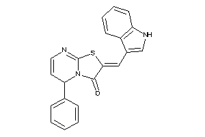2-(1H-indol-3-ylmethylene)-5-phenyl-5H-thiazolo[3,2-a]pyrimidin-3-one