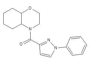 2,3,4a,5,6,7,8,8a-octahydrobenzo[b][1,4]oxazin-4-yl-(1-phenylpyrazol-3-yl)methanone