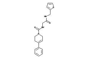 N-[2-(2-furfurylamino)-2-keto-ethyl]-4-phenyl-3,6-dihydro-2H-pyridine-1-carboxamide