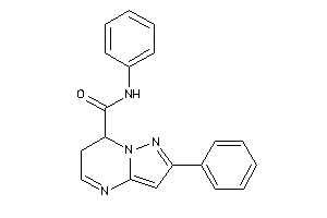 Image of N,2-diphenyl-6,7-dihydropyrazolo[1,5-a]pyrimidine-7-carboxamide