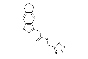 2-(6,7-dihydro-5H-cyclopenta[f]benzofuran-3-yl)acetic Acid 1,2,4-oxadiazol-5-ylmethyl Ester