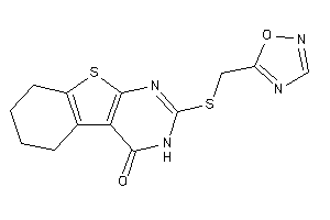 2-(1,2,4-oxadiazol-5-ylmethylthio)-5,6,7,8-tetrahydro-3H-benzothiopheno[2,3-d]pyrimidin-4-one