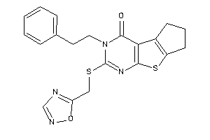 (1,2,4-oxadiazol-5-ylmethylthio)-phenethyl-BLAHone