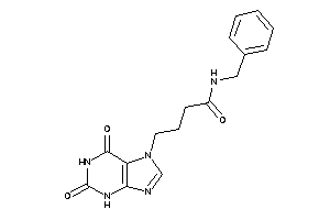 N-benzyl-4-(2,6-diketo-3H-purin-7-yl)butyramide