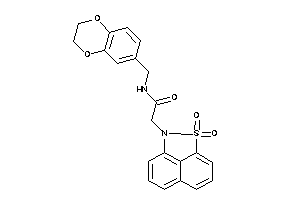 N-(2,3-dihydro-1,4-benzodioxin-6-ylmethyl)-2-(diketoBLAHyl)acetamide