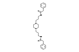 Image of 2-phenyl-N-[3-[4-[3-[(2-phenylacetyl)amino]propyl]piperazino]propyl]acetamide