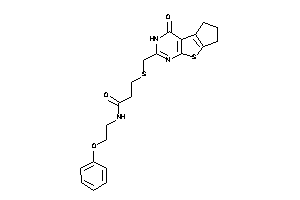 3-[(ketoBLAHyl)methylthio]-N-(2-phenoxyethyl)propionamide