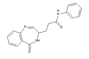 3-(5-keto-3,4-dihydro-1,4-benzodiazepin-3-yl)-N-phenyl-propionamide