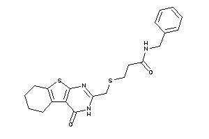 N-benzyl-3-[(4-keto-5,6,7,8-tetrahydro-3H-benzothiopheno[2,3-d]pyrimidin-2-yl)methylthio]propionamide