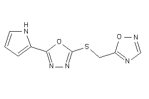 2-(1,2,4-oxadiazol-5-ylmethylthio)-5-(1H-pyrrol-2-yl)-1,3,4-oxadiazole