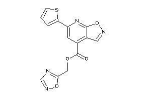 6-(2-thienyl)isoxazolo[5,4-b]pyridine-4-carboxylic Acid 1,2,4-oxadiazol-5-ylmethyl Ester