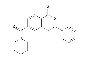 3-phenyl-6-(piperidine-1-carbonyl)isochroman-1-one