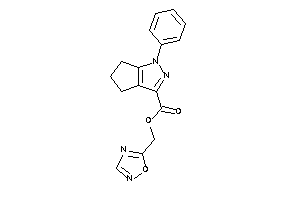 1-phenyl-5,6-dihydro-4H-cyclopenta[c]pyrazole-3-carboxylic Acid 1,2,4-oxadiazol-5-ylmethyl Ester