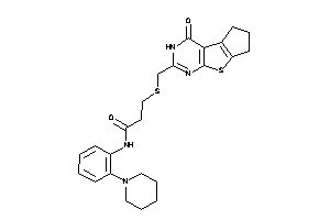 3-[(ketoBLAHyl)methylthio]-N-(2-piperidinophenyl)propionamide