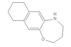 Image of 2,3,4,5,7,8,9,10-octahydrobenzo[h][1,5]benzoxazepine