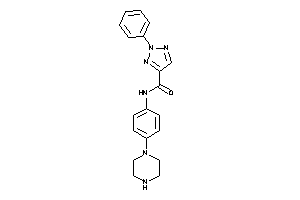 2-phenyl-N-(4-piperazinophenyl)triazole-4-carboxamide