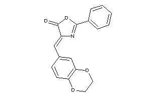 4-(2,3-dihydro-1,4-benzodioxin-6-ylmethylene)-2-phenyl-2-oxazolin-5-one