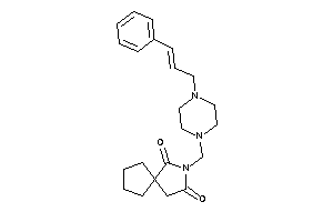 3-[(4-cinnamylpiperazino)methyl]-3-azaspiro[4.4]nonane-2,4-quinone