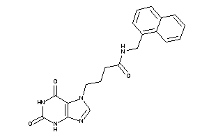 4-(2,6-diketo-3H-purin-7-yl)-N-(1-naphthylmethyl)butyramide