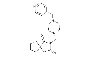 3-[[4-(4-pyridylmethyl)piperazino]methyl]-3-azaspiro[4.4]nonane-2,4-quinone
