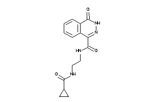 N-[2-(cyclopropanecarbonylamino)ethyl]-4-keto-3H-phthalazine-1-carboxamide