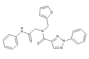 N-(2-anilino-2-keto-ethyl)-N-(2-furfuryl)-2-phenyl-triazole-4-carboxamide