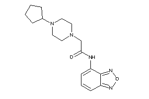 N-benzofurazan-4-yl-2-(4-cyclopentylpiperazino)acetamide