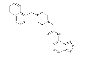 N-benzofurazan-4-yl-2-[4-(1-naphthylmethyl)piperazino]acetamide