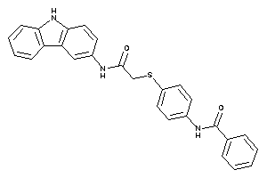 N-[4-[[2-(9H-carbazol-3-ylamino)-2-keto-ethyl]thio]phenyl]benzamide