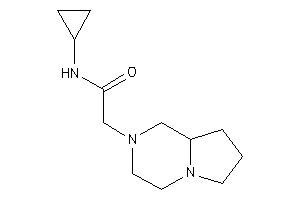 2-(3,4,6,7,8,8a-hexahydro-1H-pyrrolo[1,2-a]pyrazin-2-yl)-N-cyclopropyl-acetamide