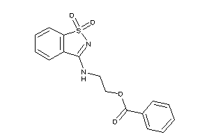 Benzoic Acid 2-[(1,1-diketo-1,2-benzothiazol-3-yl)amino]ethyl Ester