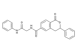 N-(2-anilino-2-keto-ethyl)-1-keto-3-phenyl-isochroman-6-carboxamide