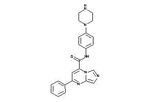 2-phenyl-N-(4-piperazinophenyl)imidazo[1,5-a]pyrimidine-4-carboxamide