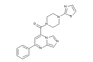 (2-phenylimidazo[1,5-a]pyrimidin-4-yl)-(4-thiazol-2-ylpiperazino)methanone