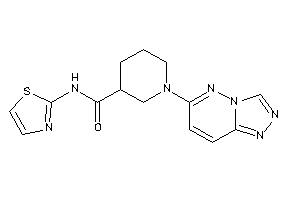 N-thiazol-2-yl-1-([1,2,4]triazolo[3,4-f]pyridazin-6-yl)nipecotamide