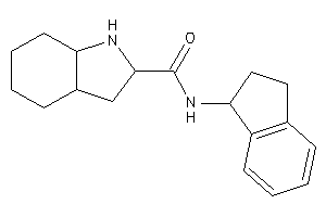 N-indan-1-yl-2,3,3a,4,5,6,7,7a-octahydro-1H-indole-2-carboxamide