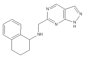 1H-pyrazolo[3,4-d]pyrimidin-6-ylmethyl(tetralin-1-yl)amine