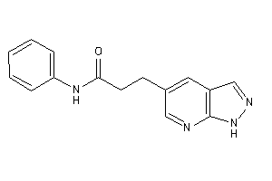 N-phenyl-3-(1H-pyrazolo[3,4-b]pyridin-5-yl)propionamide