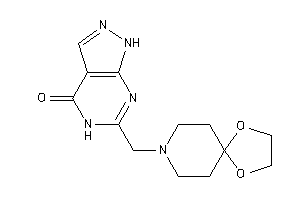 6-(1,4-dioxa-8-azaspiro[4.5]decan-8-ylmethyl)-1,5-dihydropyrazolo[3,4-d]pyrimidin-4-one