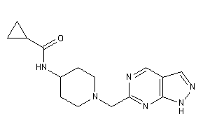 N-[1-(1H-pyrazolo[3,4-d]pyrimidin-6-ylmethyl)-4-piperidyl]cyclopropanecarboxamide