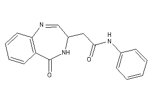 2-(5-keto-3,4-dihydro-1,4-benzodiazepin-3-yl)-N-phenyl-acetamide
