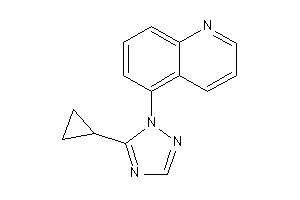 5-(5-cyclopropyl-1,2,4-triazol-1-yl)quinoline