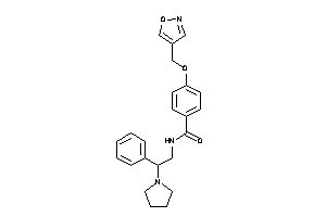 4-(isoxazol-4-ylmethoxy)-N-(2-phenyl-2-pyrrolidino-ethyl)benzamide