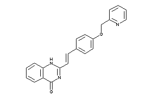 2-[2-[4-(2-pyridylmethoxy)phenyl]vinyl]-1H-quinazolin-4-one