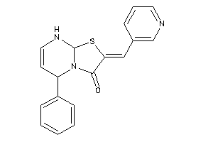 5-phenyl-2-(3-pyridylmethylene)-8,8a-dihydro-5H-thiazolo[3,2-a]pyrimidin-3-one