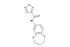 N-(3,4-dihydro-2H-1,5-benzodioxepin-7-yl)furazan-3-carboxamide